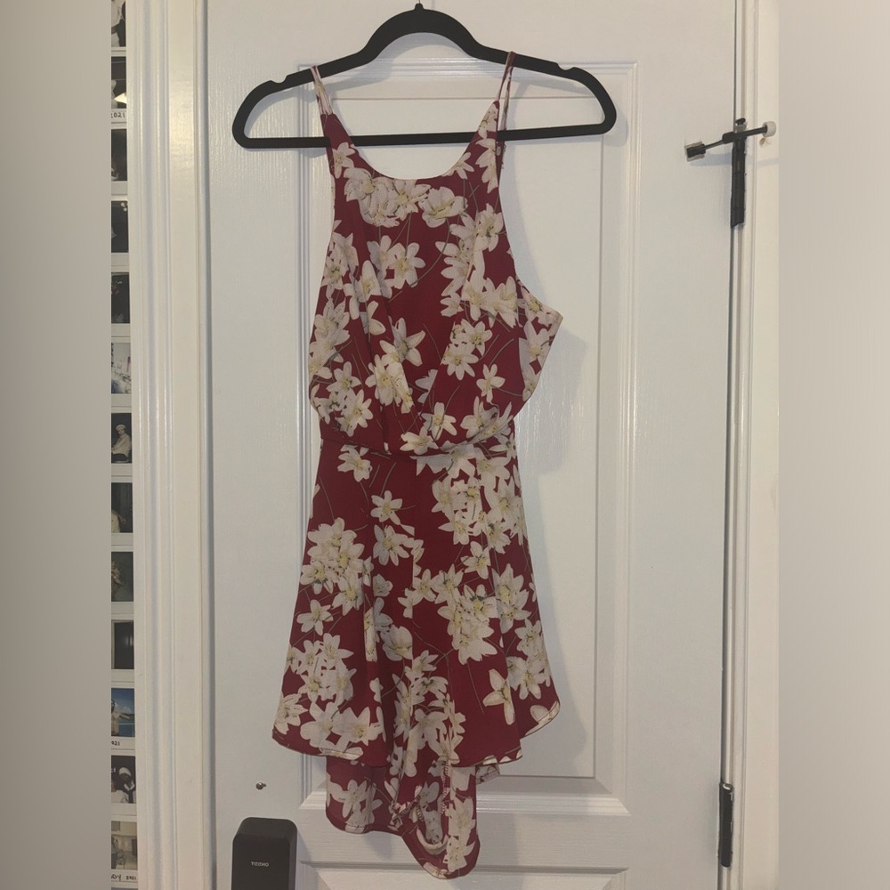 Showpo Red Floral Romper